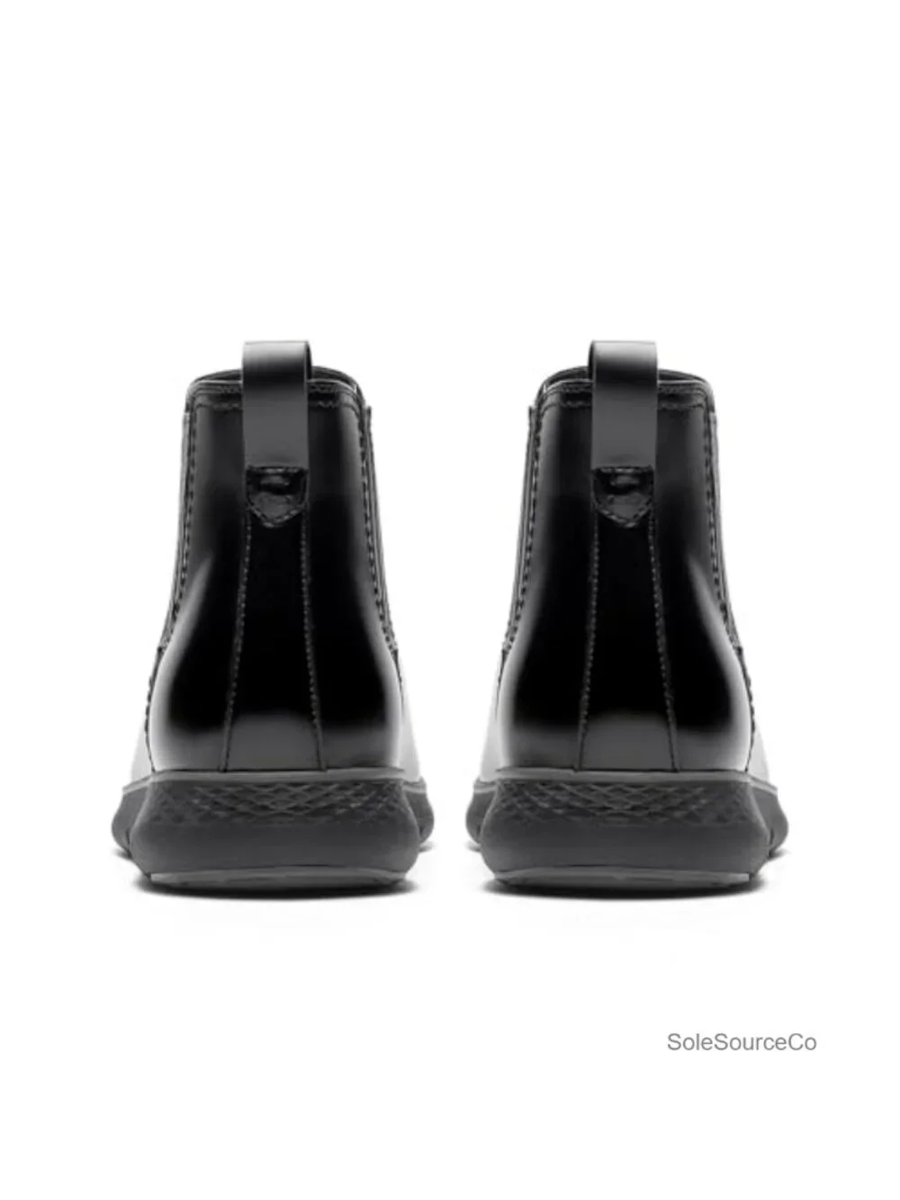 Men's Chelsea Boots Faux Leather Slip-On Ankle Dress Boots